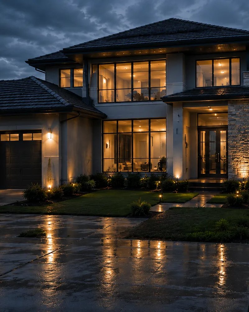 The four systems a 4-point inspection documents: roof, electrical panel, plumbing, and HVAC